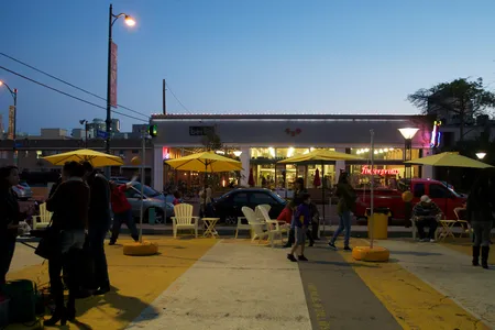 A City Fabrick pop-up space. 