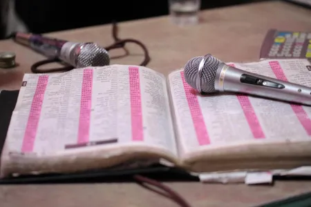 Grab a book, grab a mic, get down.