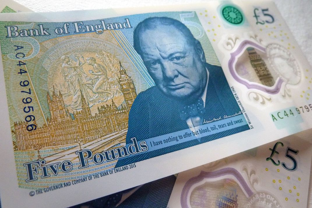 England's five-pound note