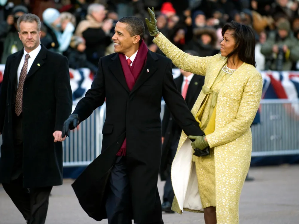 Michelle Obama and President Barack Obama