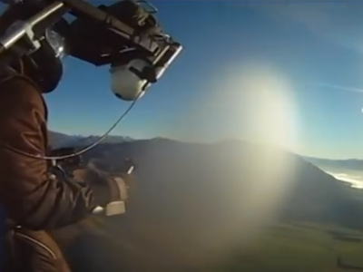 The Martin JetPack flies 5,000 feet up in the air.