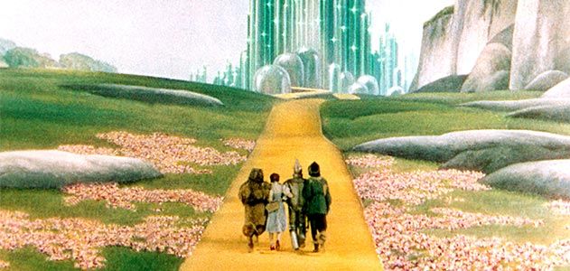 Wizard of Oz Yellow Brick Road Photo Background.