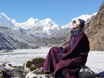 Replicating the last leg of French explorer Alexandra David-N&eacute;el&rsquo;s journey in the early 1900s, Elise Wortley hiked 108 miles&nbsp;from Lachen, in Sikkim, India, to Kanchenjunga base camp in 2017.