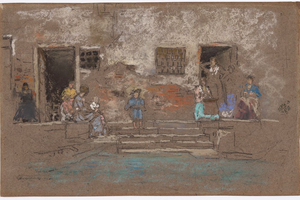 The Steps, James McNeill Whistler, 1880