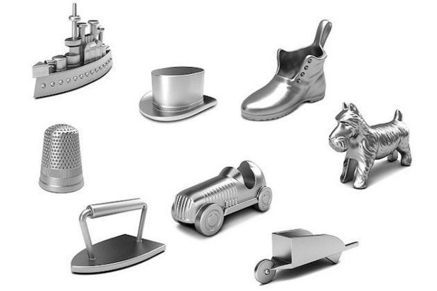 original monopoly pieces