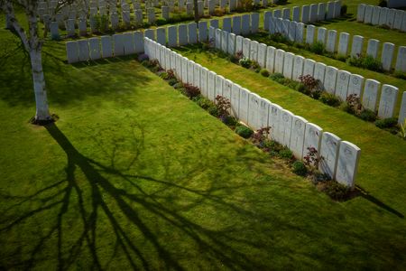 France has some 280 burial grounds for men killed in Somme combat, including the Lonsdale Cemetery in Authuille.