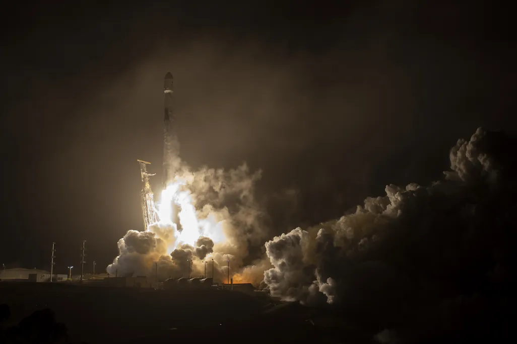 A rocket launch