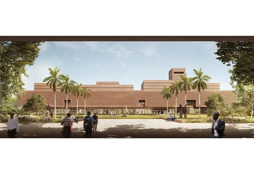 Artist's rendering of the museum's exterior