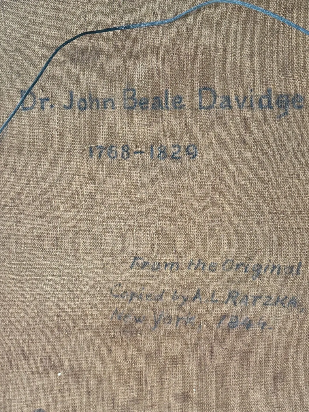 Davidge portrait name