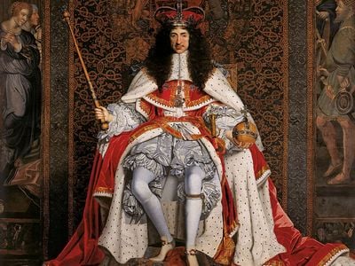 John Michael Wright's portrait of King Charles II, in the Royal Collection