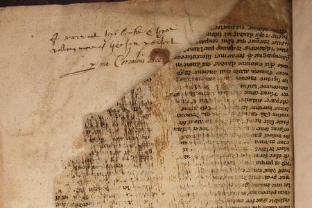 The pages were disposed of as scrap and pasted into an unrelated book.

&nbsp;