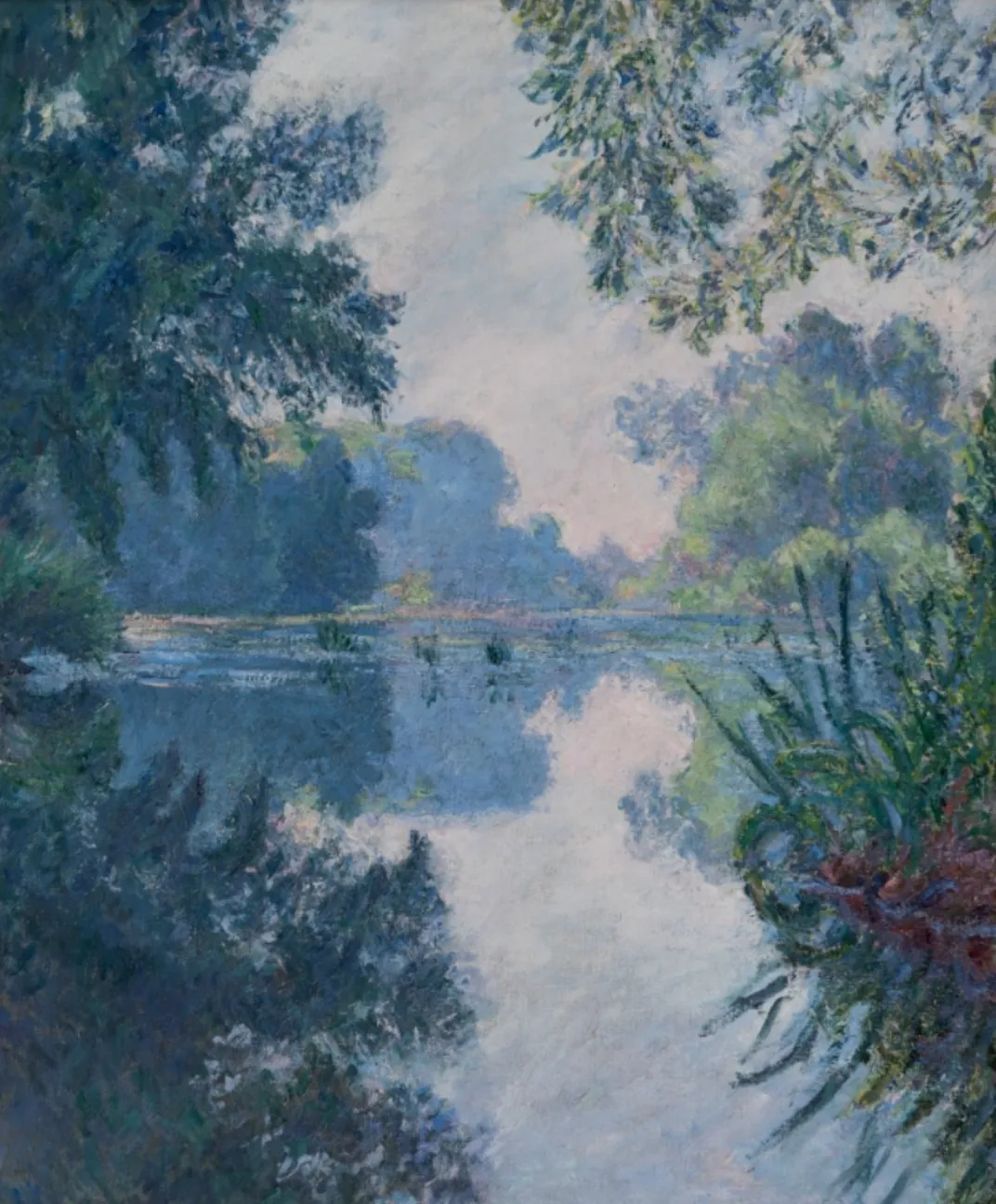 Morning on the Seine, Blanche Hoschedé-Monet