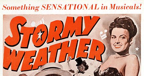 A poster for the musical Stormy Weather