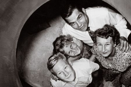 A 72 hour survival test of a typical family in a bomb shelter, circa 1955.