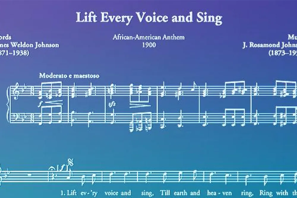 Lift Every Voice and Sing sheet music (mobile)