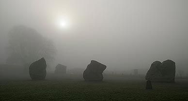 Avebury is 16 times the size of Stonehenge.  Tourists are free to wander among 100 stones, ditches, mounds and curious patterns from the past.
