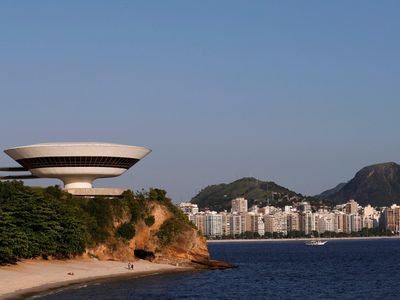 Since this art museum in Brazil was completed in 1996, it has put the relatively unknown city of Niterói on the map.