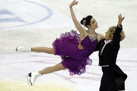 Meryl Davis and Charlie White of the U.S. perform during the ice dance free dance at the ISU World Figure Skating Championships in Nice, France, on March 29, 2012. 
