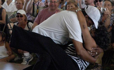 Dancers from the National Hand Dance Association at the 2011 Smithsonian Folklife Festival