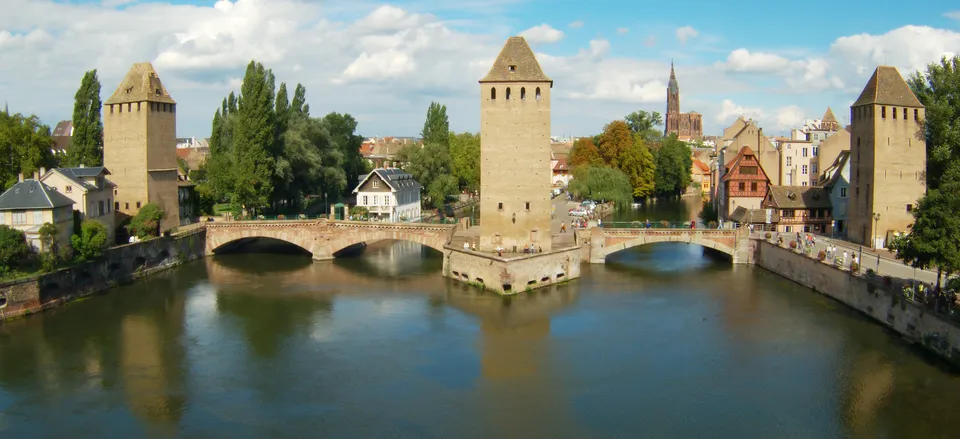  Strasbourg, along the Rhine River 