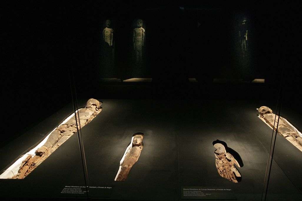 A group of mummies in northern Chile from between 5,000 and 7,000 years ago.
