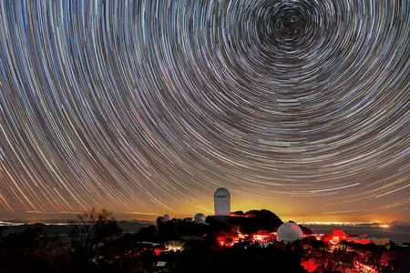 DESI will analyze light collected by the four-meter Mayall telescope at Kitt Peak National Observatory near Tucson, Arizona.