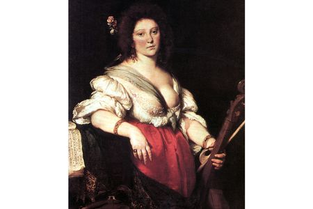 Portrait of composer Barbara Strozzi (1581-1644)