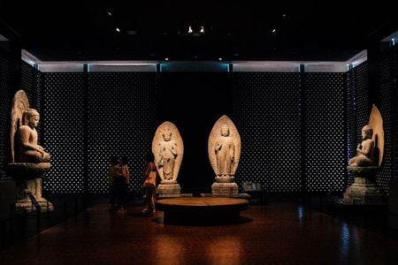 The Buddhist Sculpture Gallery at the National Museum of Korea.
