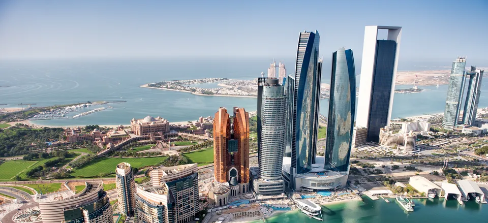  Panorama of Abu Dhabi, U.A.E. 