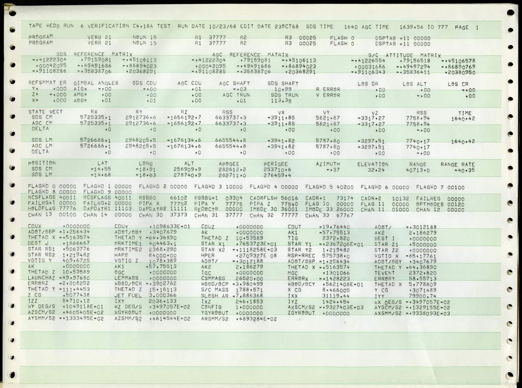 Apollo Flight Guidance Computer Software Collection