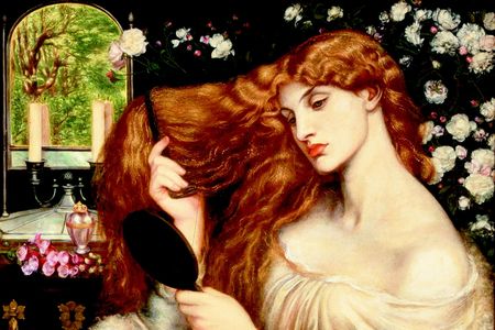 Fanny Cornforth posted for "Lady Lilith" and other influential Pre-Raphaelite paintings. 