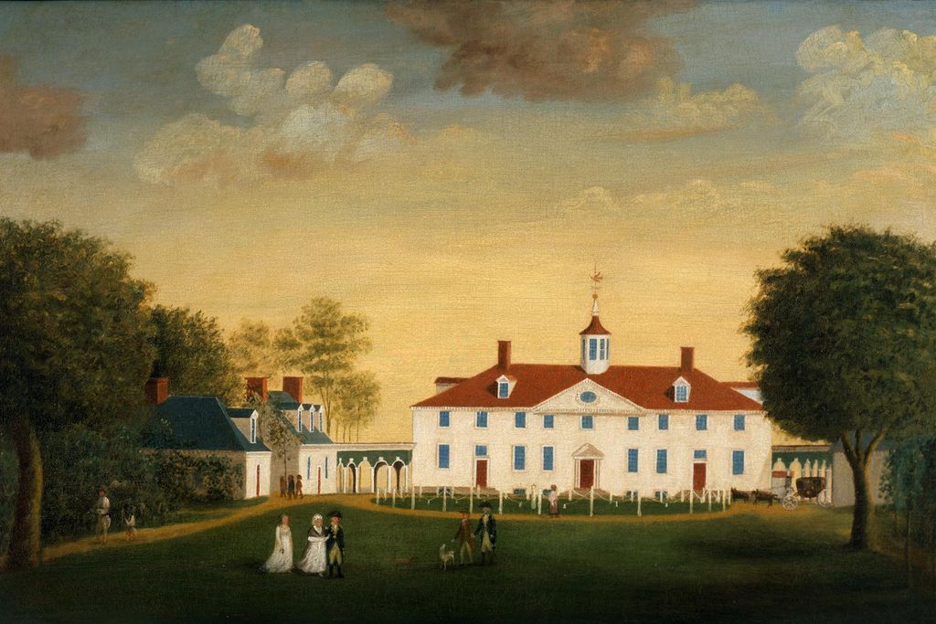 The West Front of Mount Vernon