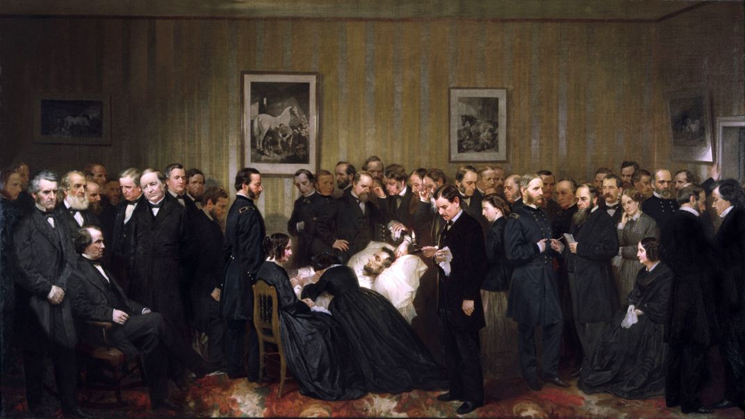 Alonzo Chappel, The Last Hours of Abraham Lincoln​​​​​​​, 1868