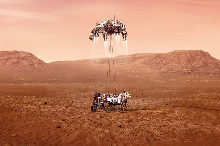 Mars Perseverance Landing Desktop