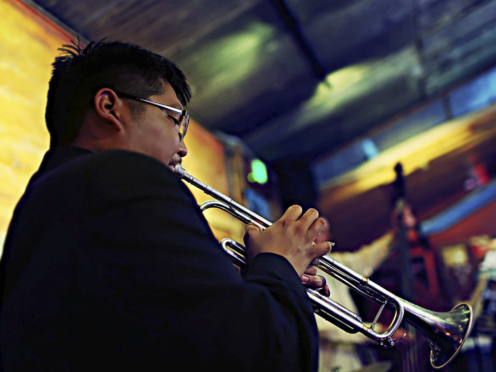 Jazz performer and composer Delbert Anderson (Navajo). (Shutterfreek Photography)