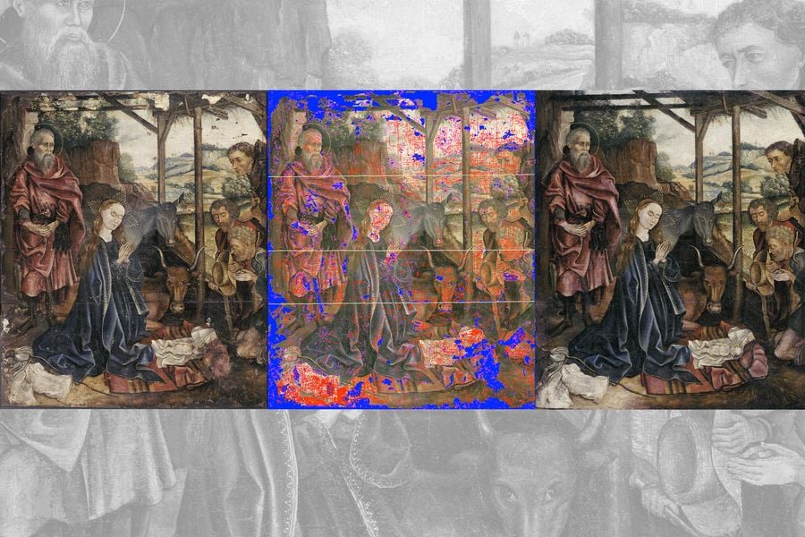 Graduate student develops an A.I.-based approach to restore damaged paintings
