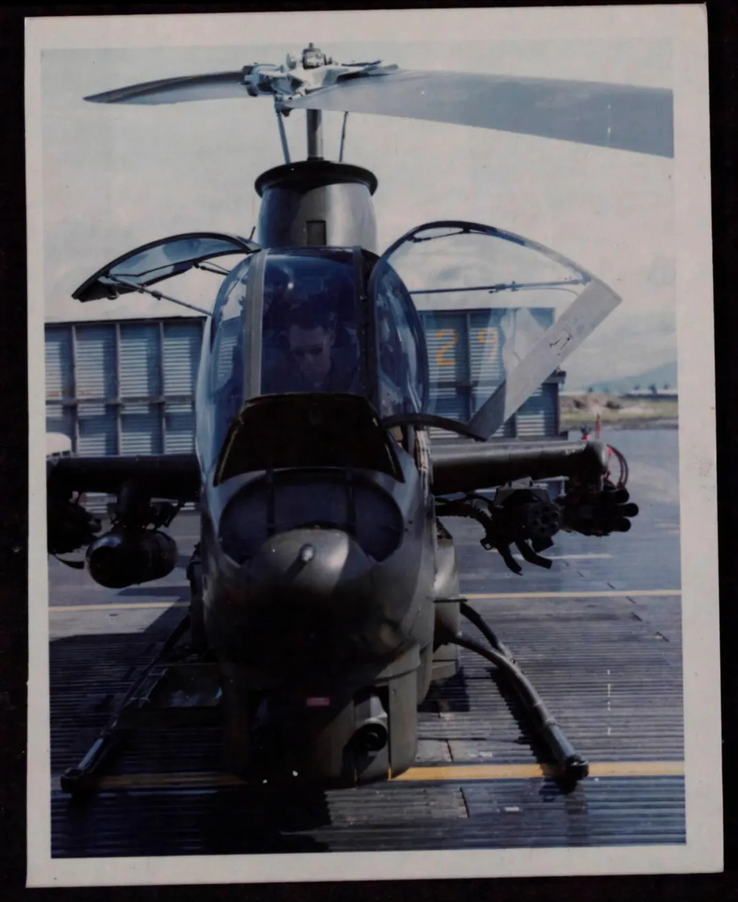 A Cobra at a flight school in Vietnam