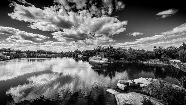 Reflections at Halibut Point State Park thumbnail