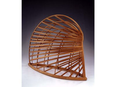 Bower by Martin Puryear, 1980, Sitka spruce, pine, and copper tacks
