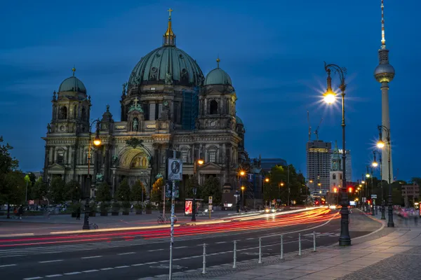 Berlin in Motion at Sunset thumbnail