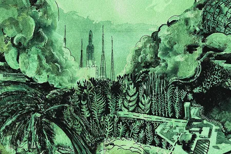 The European spaceport near Kourou, French Guiana, is an important launch site for rockets.