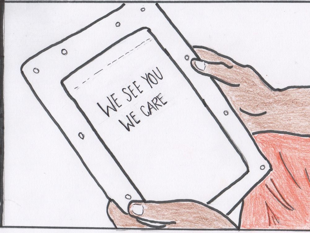The Anacostia Community Museum was able to serve incarcerated audiences through use of newly issued tablets at the D.C. Jail. (Anacostia Community Museum)