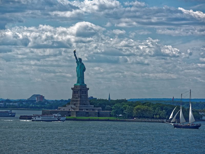 Statue of Liberty with boats Smithsonian Photo Contest Smithsonian