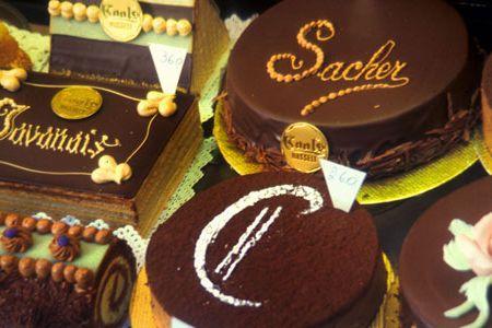 Sacher torte is Vienna's most famous dessert.