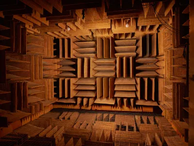 The world&rsquo;s quietest room registers a background sound of -24.9 dBA.