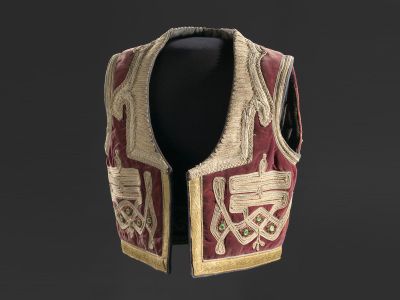 Jimi Hendrix was “a central figure in the history of African-American music,” says Kevin Strait, a historian and curator at the National Museum of African American History and Culture, home to this gold-brocade vest that the musician wore.