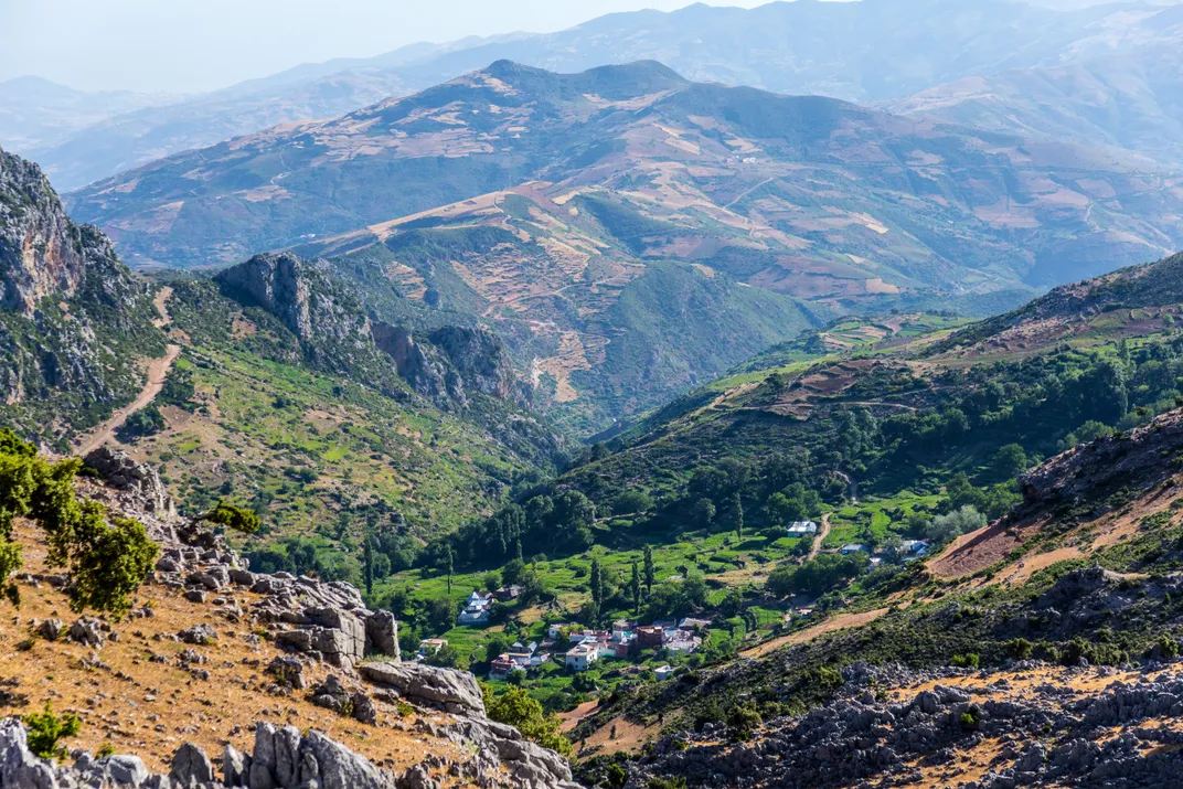 A village in Morocco's Rif Mountains