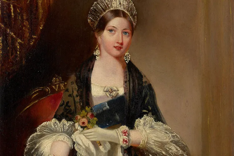 Queen Victoria at the Drury Lane Theatre