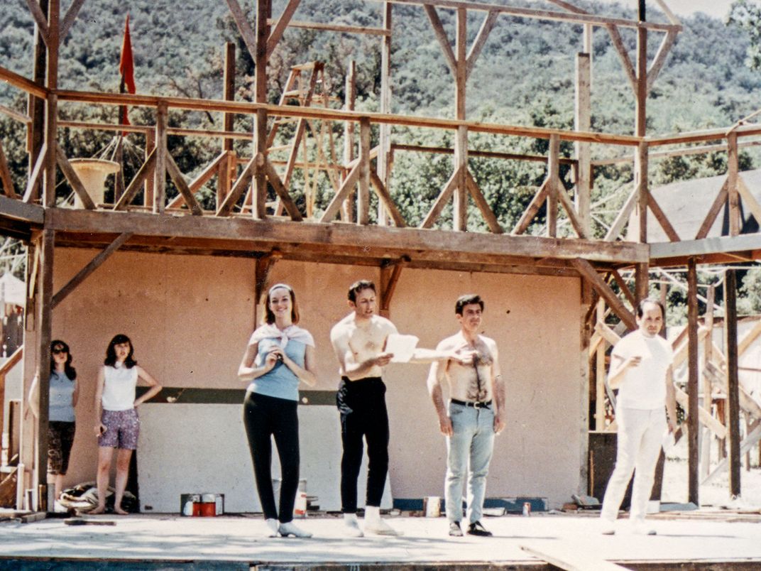 A rehearsal for the 1965 fair