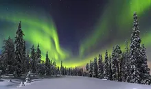 Northern Lights Over Finland: Helsinki and Lapland photo